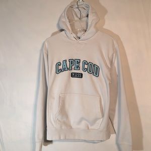 White Cuffy’s Cape Cod Massachusetts Hoodie Mens S